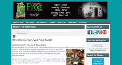 Desktop Screenshot of foureyedfrog.com
